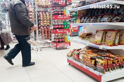 В Кургане мужчину подозревают в ограблении супермаркета