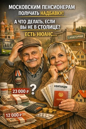 Пенсионеры Москвы в 2026 году получат достойные надбавки, но есть нюансы для регионов