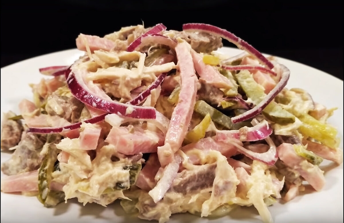 Мясной салат "Мужики"