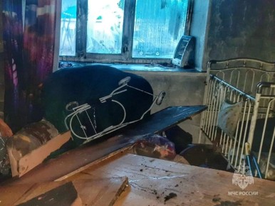 Два маленьких ребенка погибли при пожаре в Курганской области