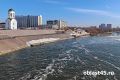 В Кургане уровень Тобола поднялся на 33 сантиметра