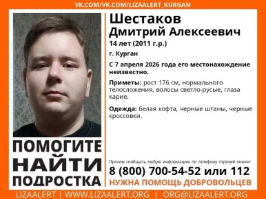 В Кургане ищут пропавшего подростка