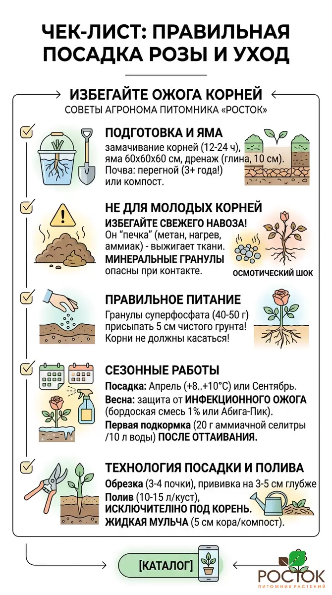 Почему свежий навоз может погубить вашу розу: важные советы для садоводов
