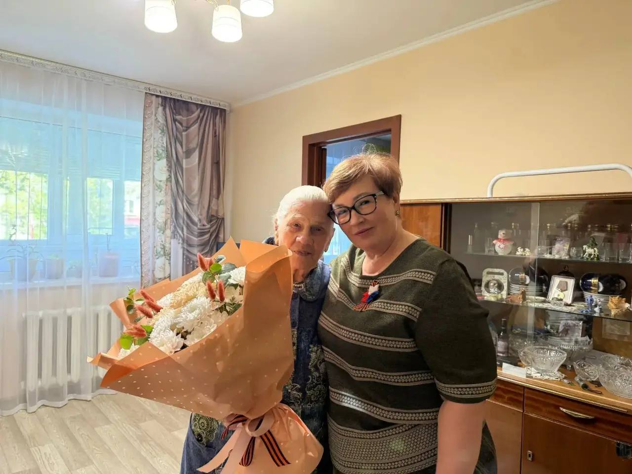Продолжаем рассказывать о поздравлениях ветеранов Великой Отечественной войны, которые прошли в области накануне 9 Мая Продолжаем рассказывать о поздравлениях ветеранов Великой Отечественной войны, которые прошли в области накануне 9 Мая