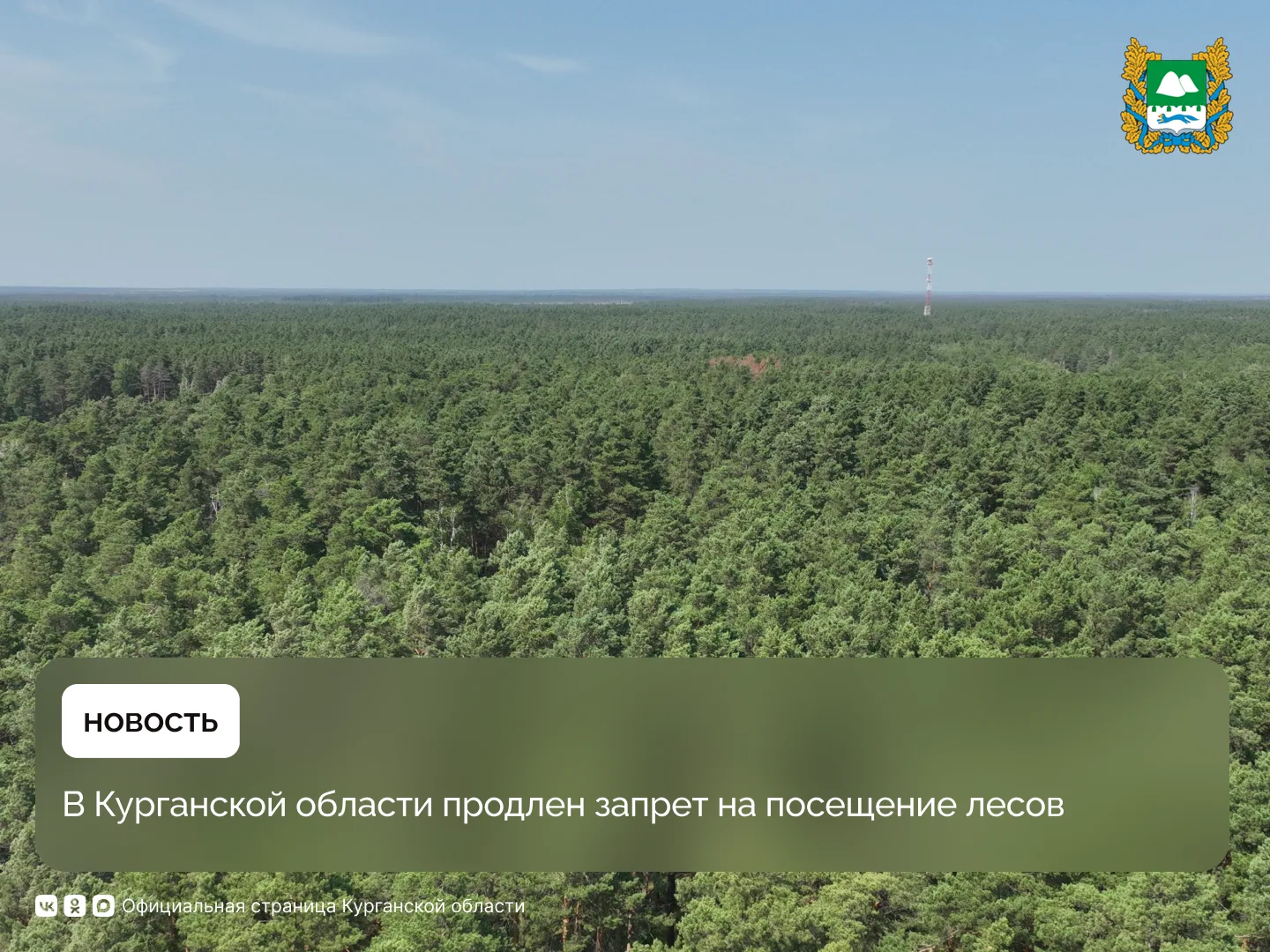 Запрет на посещение лесов и въезд в леса транспортных средств продлен до 2 июня
