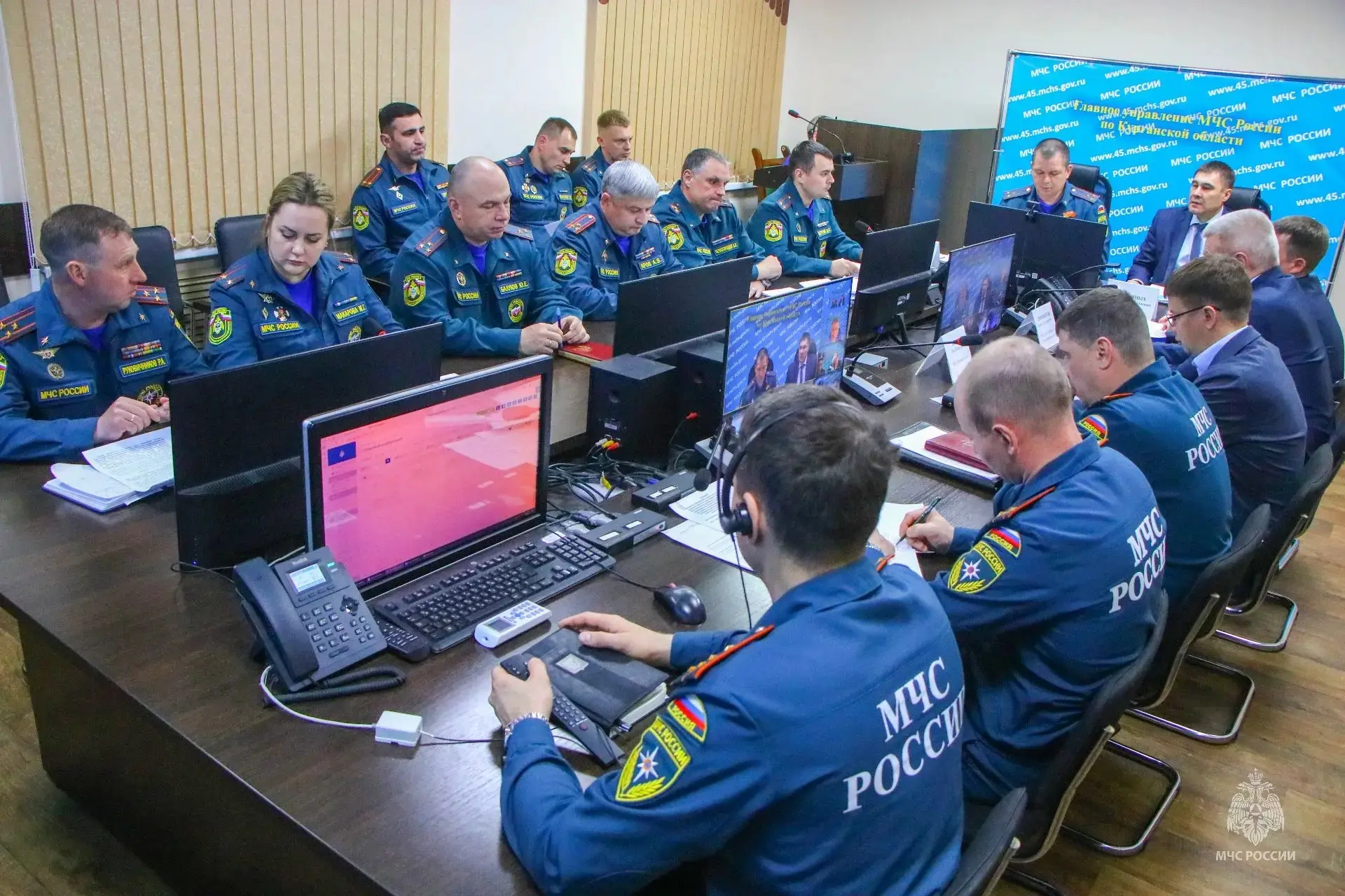 В Курганской области прошла штабная тренировка по отработке действий при угрозе БПЛА
