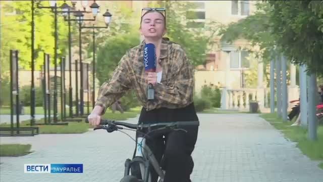 Курганцы пересели с автомобилей на велосипеды: в городе прошла акция «На работу на велосипеде»