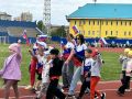 На центральном стадионе совсем скоро начнется детский легкоатлетический забег детских садов