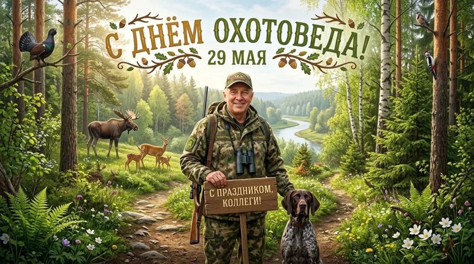 Управление охотничьего хозяйства Курганской области поздравляет с Днём охотоведа!