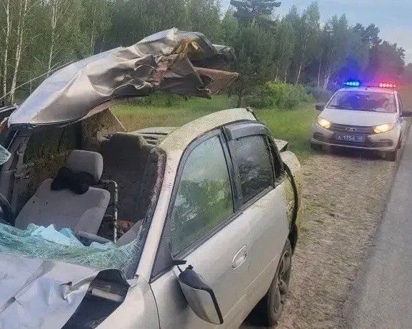 Две смертельные аварии за ночь произошли в Курганской области