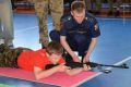 В Кургане на базе школы №11 прошла военно-спортивная игра для юнармейцев и кадетов «Огни дружбы»