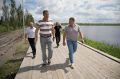 Антон Науменко: На озере Чёрном подрядчик устанавливает ограждение и обустраивает настил, на берегу Битёвки укладывает плитку и формирует прогулочные дорожки