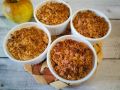 Овсяный крамбл с яблоками: легкий десерт без муки и яиц