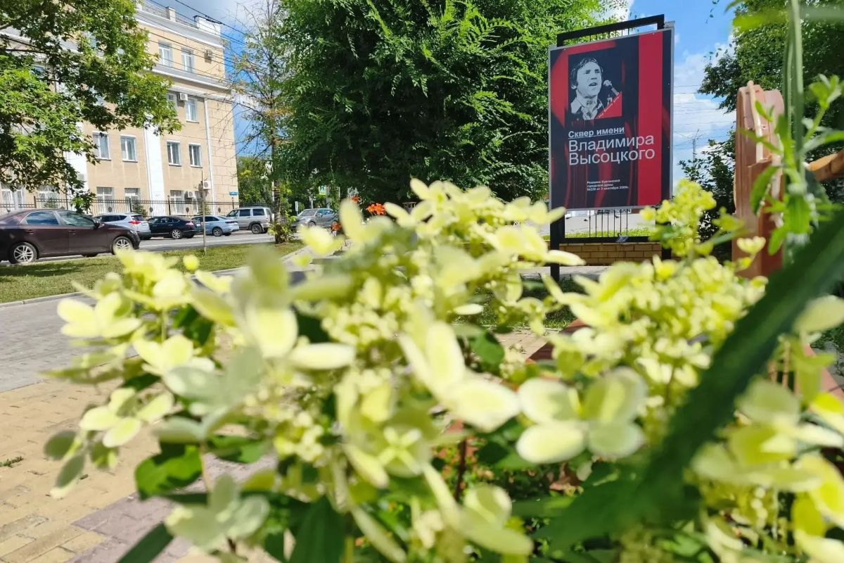 В сквере им. В. Высоцкого высадили многолетние растения В сквере им. В. Высоцкого высадили многолетние растения
