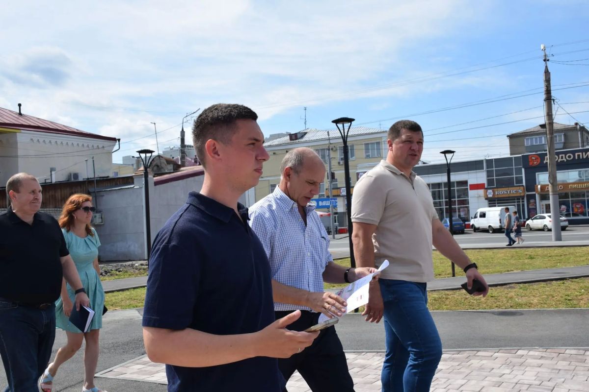 Антон Науменко: Продолжаем обновление общественных пространств Антон Науменко: Продолжаем обновление общественных пространств