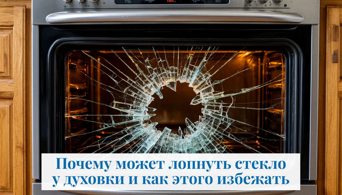 Почему лопается стекло духовой печи и как этого избежать