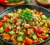 Непревзойденный салат с крабовыми палочками и яркими овощами: пора радовать вкусовые рецепторы!