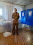 На выборах депутатов Государственной Думы в Куртамышском муниципальном округе проголосовал участник специальной военной операции