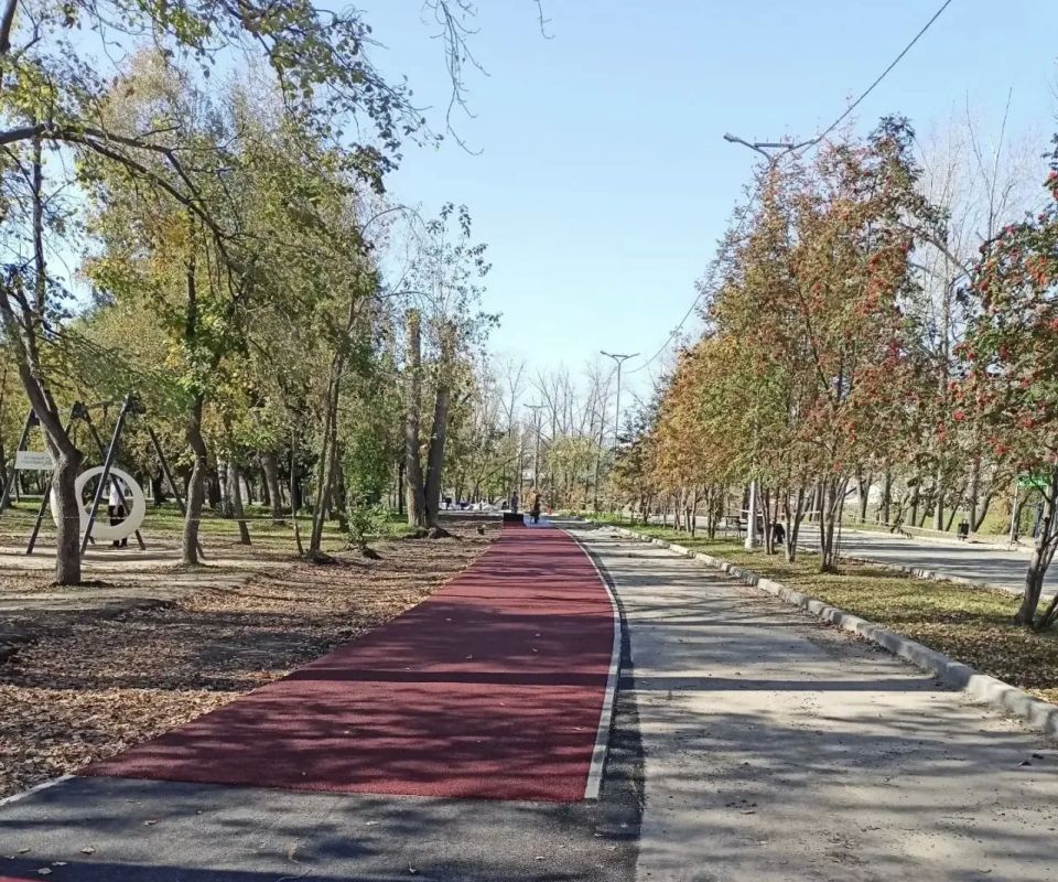 В ЦПКиО начались работы по нанесению прорезиненного покрытия на беговые дорожки нового центра бега В ЦПКиО начались работы по нанесению прорезиненного покрытия на беговые дорожки нового центра бега