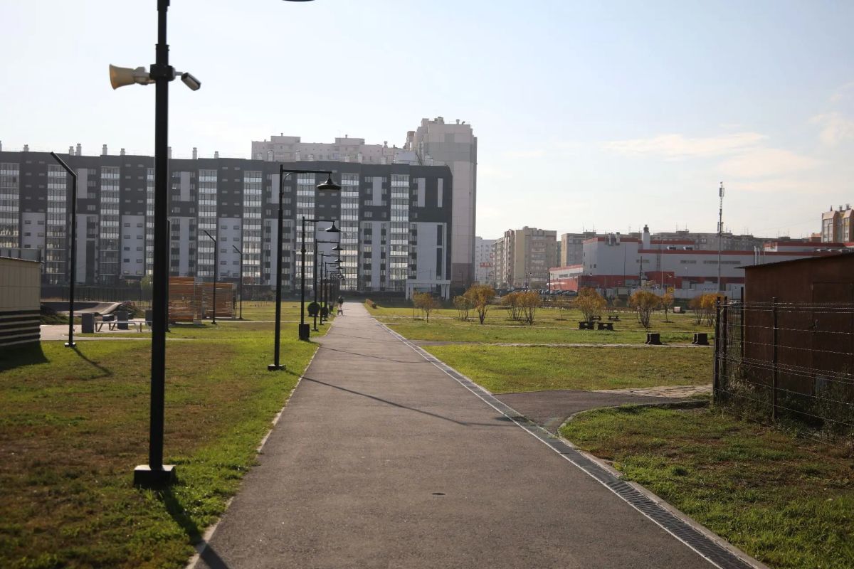 Новые общественные пространства продолжают радовать курганцев Новые общественные пространства продолжают радовать курганцев