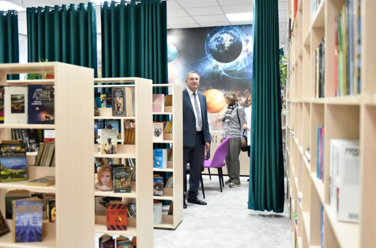 В Курганской области открылась первая «космическая» модельная библиотека В Курганской области открылась первая «космическая» модельная библиотека
