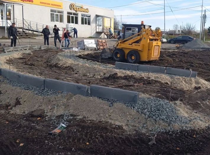В микрорайоне Утяк создают комфортное пространство для отдыха В микрорайоне Утяк создают комфортное пространство для отдыха