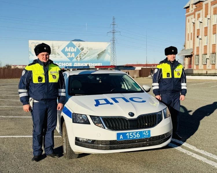 В Кургане экипаж ДПС помог экстренно доставить в больницу мать и ребёнка