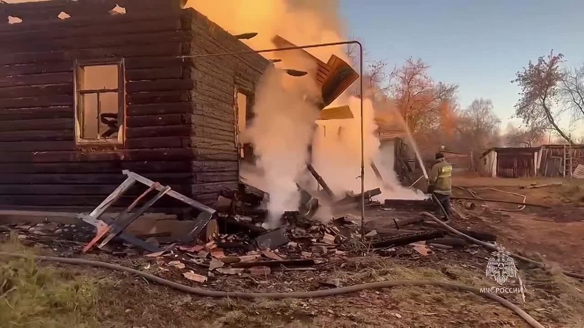 При пожаре в Курганской области погибли мужчина и женщина